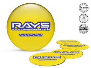 Rays Logo Adesivo Cupola Cerchio Auto Elegante